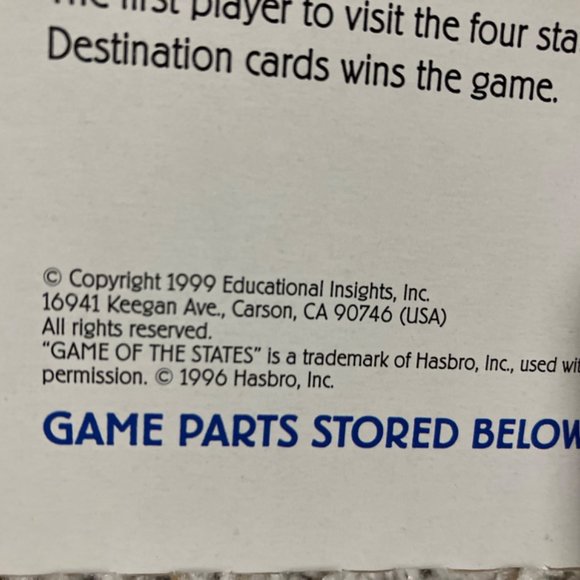 GeoSafari Game of the States by Educational Insights Complete Vintage 1991 - Picture 16 of 16